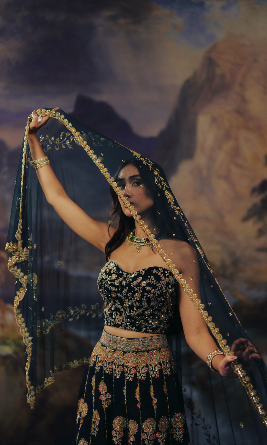 Look 01 — Anaya Lehenga Set