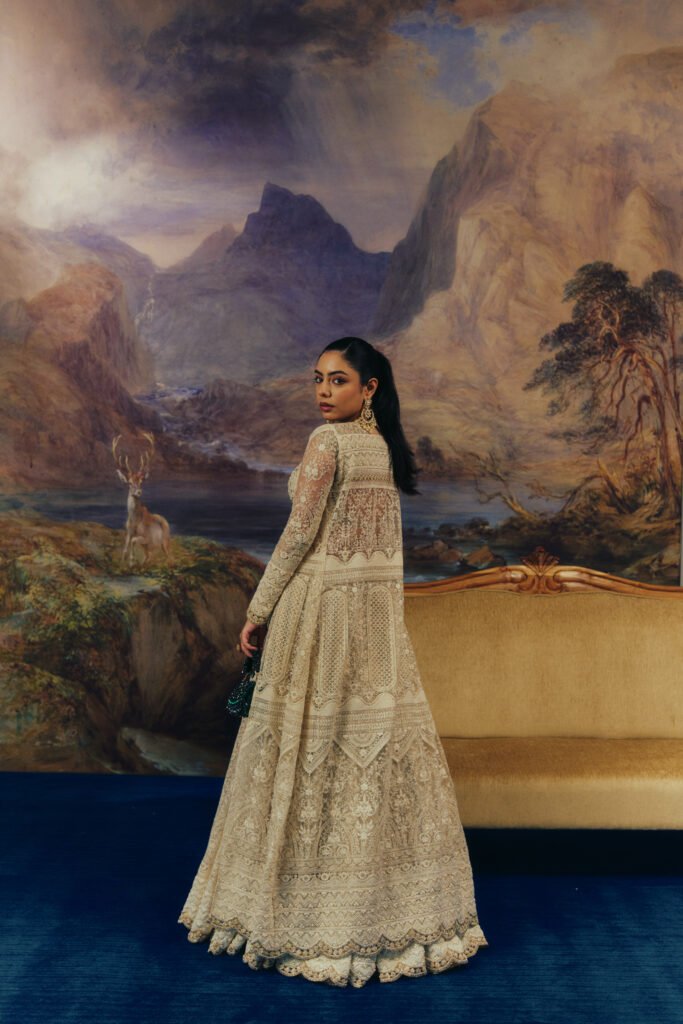 Noor Mahal Lehenga with Cape