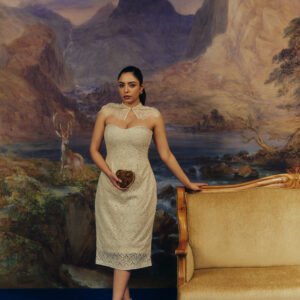 Aabroo Collar Dress