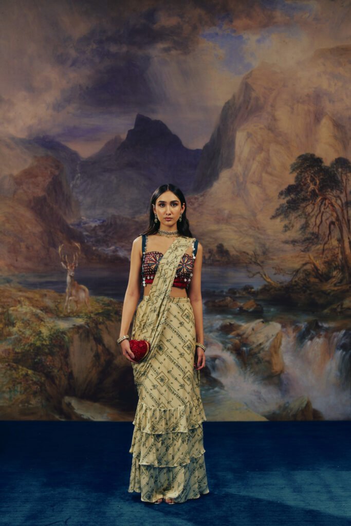 Chandni Saree view 1